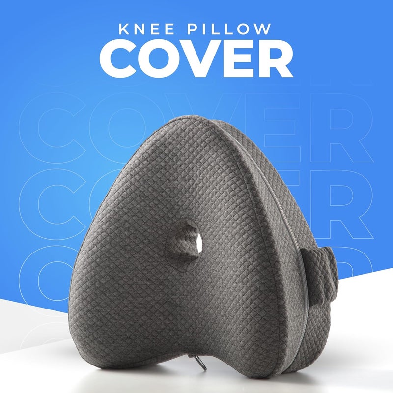 TULARIS Knee Pillow Cover Only Leg Pillow Cover Case with Zipper - Image 4